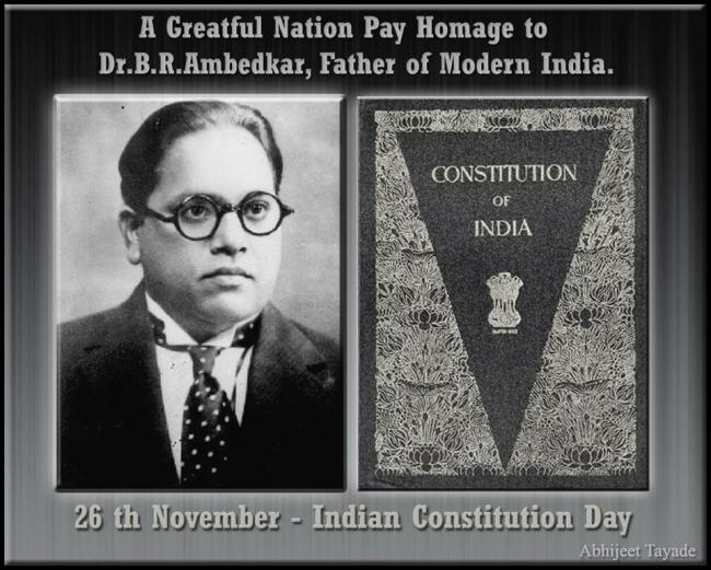 ಬರೀ ಸಂವಿಧಾನದ ದಿನಾಚರಣೆ ಮಾಡಿದರಲ್ಲ ಅದರ ಆಶಯಗಳನ್ನೂ ಈಡೇರಿಸಬೇಕು...! 