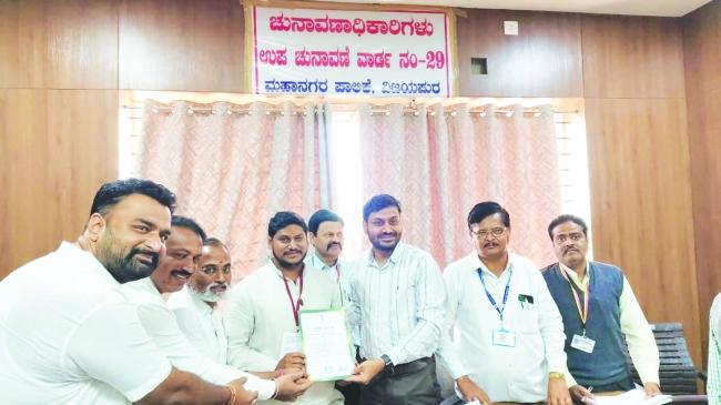 ಮಹಾನಗರ ಪಾಲಿಕೆ ಉಪ ಚುನಾವಣೆ : ವಾರ್ಡ ನಂ.29ಕ್ಕೆ ಬಿಜೆಪಿಯ ಗೀರಿಶ ಪಾಟೀಲ ಆಯ್ಕೆ 