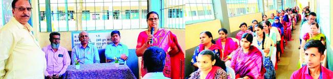 ಸರ್ಕಾರಿ ಕರ್ನಾಟಕ ಪಬ್ಲಿಕ್ ಶಾಲೆಯಲ್ಲಿ ಪಾಲಕರ ಸಭೆ  