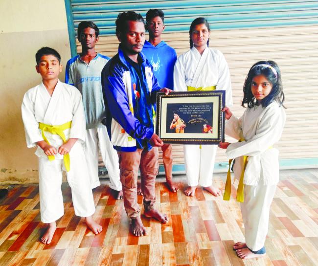 ಸಾಯಿ ಬುಡೋಕಾನ್ ಕರಾಟೆ ಕ್ಲಬ್ ನಲ್ಲಿ ಬ್ರುಸ್ಲಿಯರ್ ರವರ ಜನ್ಮದಿನ ಆಚರಣೆ  