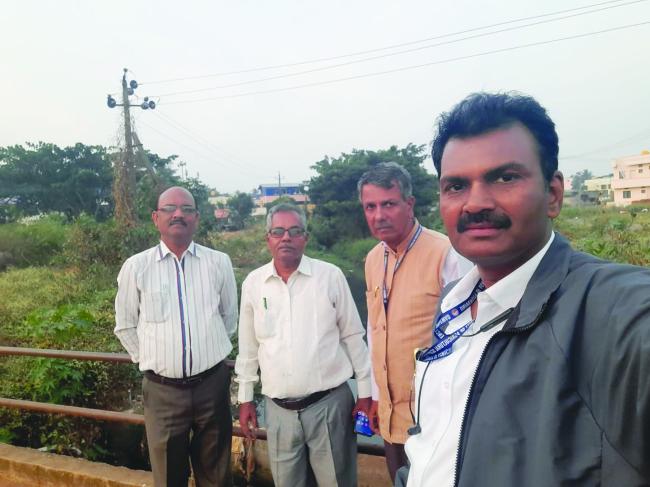 ಕೆಲಗೇರಿ ಕೆರೆಯ ಸ್ವಚ್ಛತೆ 