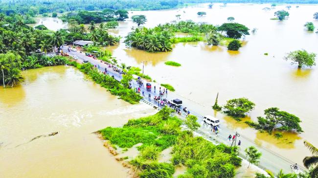 ಫೆಂಗಲ್ ಚಂಡಮಾರುತ:134ಕ್ಕೂ ಹೆಚ್ಚು ಸ್ಥಳಗಳಲ್ಲಿ ನುಗ್ಗಿದ ನೀರು