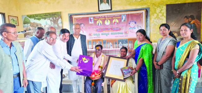 ಪ್ರಾಚಾರ್ಯ ವಿ.ಡಿ.ಸಾಲಿ ಅವರಿಗೆ ನಿವೃತ್ತಿ ಸನ್ಮಾನ ಸಮಾರಂಭ 