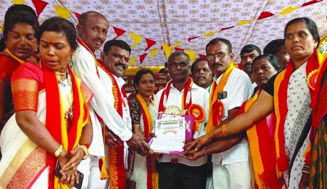 ಕರವೇ ಸ್ವಾಭಿಮಾನಿ ಸೇನೆ ತಾಲೂಕ ಸಮಿತಿಗೆ ಅಧ್ಯಕ್ಷರ ನೇಮಕ 