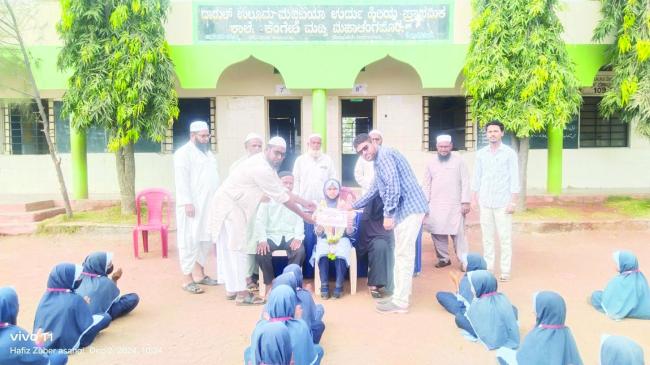 ಆಲಿನಾ ಉರ್ದು ಭಾಷಣ ಸ್ಪರ್ಧೆಯಲ್ಲಿ ರಾಜ್ಯ ಮಟ್ಟಕ್ಕೆ ಆಯ್ಕೆ  