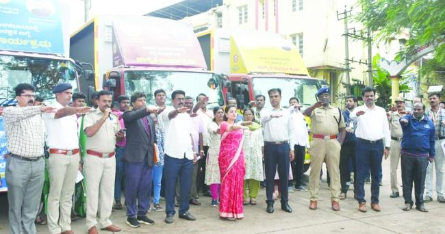 ಸಂಚಾರಿ ನಿಯಮಗಳ ಪಾಲನೆಯಿಂದ ಎಲ್ಲ ಸಂಚಾರಿಗಳು ಸುರಕ್ಷಿತ:  ಜಿಲ್ಲಾಧಿಕಾರಿ ದಿವ್ಯ ಪ್ರಭು. 