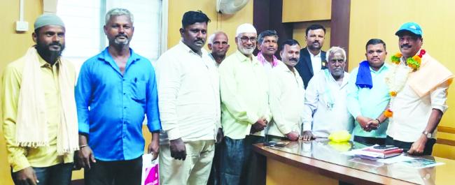 ನೂತನ ತಹಶಿಲ್ದಾರ ದನಂಜಯ ಅವರಿಗೆ ಸನ್ಮಾನ   