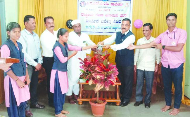 ರಾಷ್ಟ್ರೀಯ ಸೇವಾ ಯೋಜನೆಗೆ ಚಾಲನೆ 