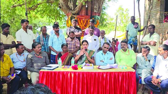ಅಲೆಮಾರಿ ಸಮುದಾಯದ  ಕುಟುಂಬಗಳ ಕುಂದು ಕೊರತೆಗಳ ಸಭೆ