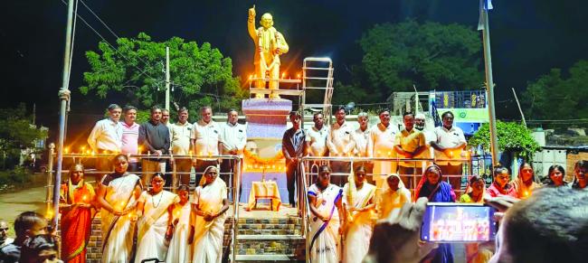 ಕೋರವಾರ ಗ್ರಾಮದಲ್ಲಿ 68ನೇ ಡಾ.ಬಿ.ಆರ್‌.ಅಂಬೇಡ್ಕರ್ ಅವರ ಮಹಾಪರಿನಿರ್ವಾಣ ದಿನ ಆಚರನೆ 