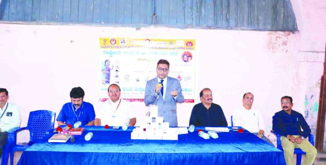 ಜಂತುಹುಳು ನಿವಾರಕ ಮಾತ್ರೆಯಿಂದ ಮಕ್ಕಳ ದೈಹಿಕ ಮತ್ತು ಮಾನಸಿಕ ಆರೋಗ್ಯ ರಕ್ಷಣೆಗೆ ಸಹಕಾರಿ: ನ್ಯಾ.ರಾಜೇಶ್ ಎನ್‌.ಹೊಸಮನೆ