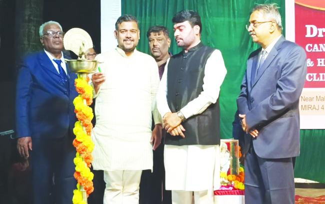 ಕ್ಯಾನ್ಸರ್ ರೋಗಿಗಳ ಪಾಲಿಗೆ ಡಾ. ರವೀಂದ್ರ ಜೋಶಿ ಆಶಾಕಿರಣ: ವಿಶಾಲದಾದಾ ಪಾಟೀಲ 