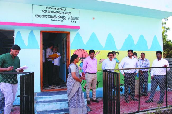 ಪಂಚಾಯತ್ ರಾಜ್ ಇಲಾಖೆ ಆಯುಕ್ತರಿಂದ ಜಿಲ್ಲೆಯ ನರೇಗಾ ಕಾಮಗಾರಿಗಳ ಪರೀಶೀಲನೆ 