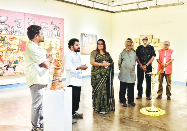 ಗಂಗಾಧರ ಬಂಡಾನವರ ಸೂತ್ರಧಾರ  ವ್ಯಕ್ತಿಗತ ಚಿತ್ರಕಲಾ ಪ್ರದರ್ಶನ