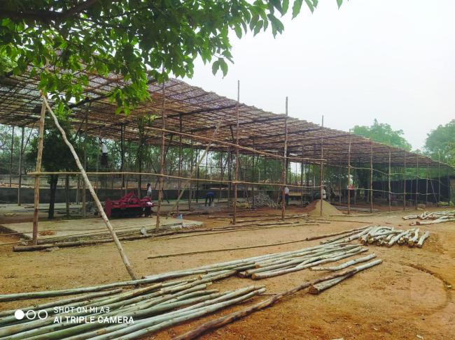    ಭರದಿಂದ ಸಾಗಿದ ಶ್ರೀಮಠದ ಮಹಾದಾಸೋಹದ ಸಿದ್ಧತೆ ಕಾರ್ಯ