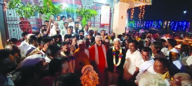 ಮೈಲಾರಲಿಂಗೇಶ್ವರ ದೇವಸ್ಥಾನದಲ್ಲಿ ಲಕ್ಷ ದೀಪೋತ್ಸವ ಕಾರ್ಯಕ್ರಮ