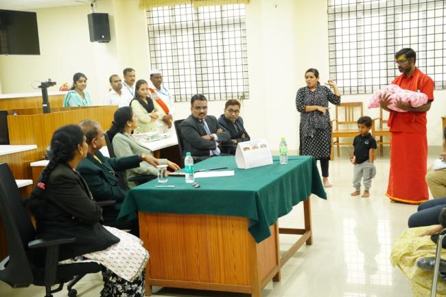 ಬಳ್ಳಾರಿ: ರಾಷ್ಟ್ರೀಯ ಲೋಕ್ ಅದಾಲತ್‌ನಲ್ಲಿ ವಿವಿಧ ಬಗೆಯ ಪ್ರಕರಣಗಳು ರಾಜಿ ಸಂಧಾನ