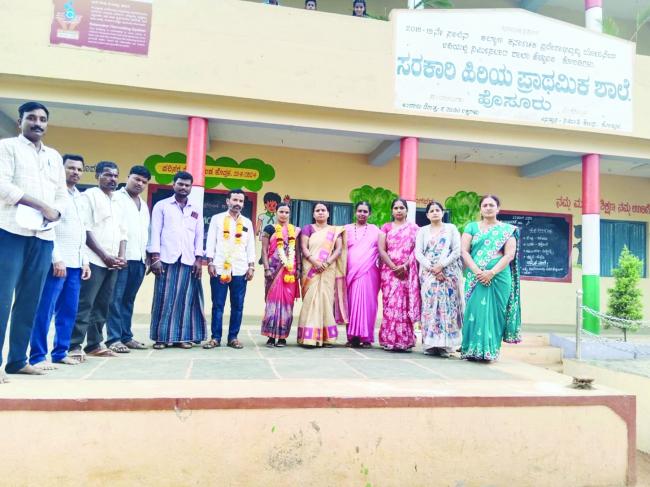 ಹೊಸೂರು ಶಾಲೆಗೆ ನೂತನ ಎಸ್ಡಿಎಂಸಿ ಅಧ್ಯಕ್ಷರಾಗಿ ಬಸವರಾಜ ಭಾವಿಕಟ್ಟಿ ನೇಮಕ 