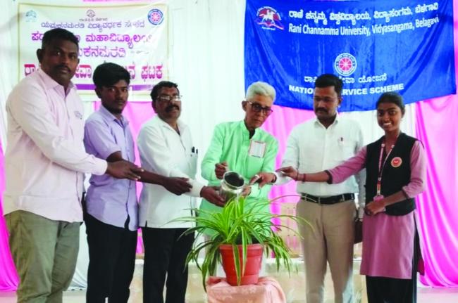 ರಾಷ್ಟ್ರೀಯ ಸೇವಾ ಯೋಜನೆ ಶಿಬಿರಕ್ಕೆ ಚಾಲನೆ 
