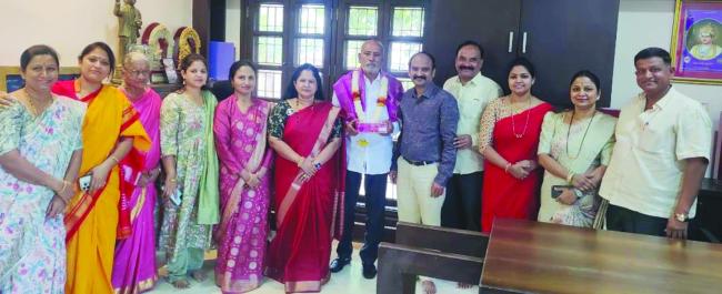ಉಮಾ ತಂಬ್ರಳ್ಳಿ ನಿಯೋಗದ ತಂಡ ಸಂಗಣ್ಣ ಕರಡಿ ಅವರಿಗೆ ಸನ್ಮಾನ  