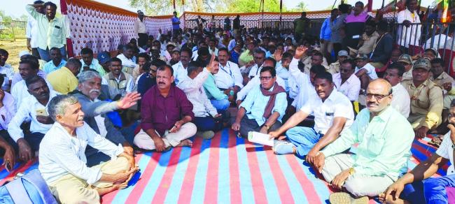 ನಿವೃತ್ತ್‌ ದಿನಗೂಲಿ ನೌಕರರಿಗೆ ಪಿಂಚಣಿ ಜಾರಿಗೊಳಿಸುವಂತೆ ಪ್ರತಿಭಟನೆ  