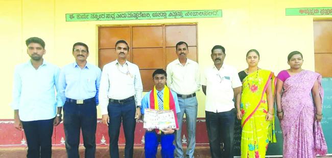 ಟ್ಯಾಲೆಂಟ್ ಸರ್ಚ ಪರೀಕ್ಷೆ: ಸಂತೋಷಕುಮಾರ ಮನಗುತ್ತಿ ಉತ್ತಮ ಸಾಧನೆ 