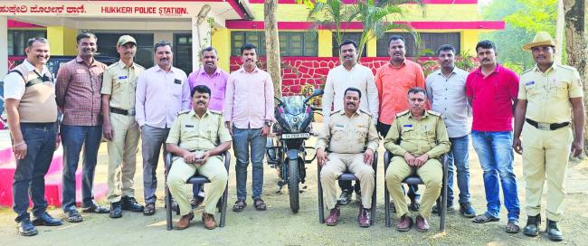 ಸರಣಿ ಕಳ್ಳತನ ಪ್ರಕಾರನ ಬೇಧಿಸುವಲ್ಲಿ ಹುಕ್ಕೇರಿ ಪೊಲೀಸರು ಯಶಸ್ವಿ  