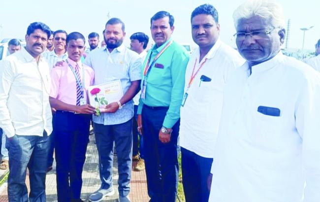 ಕುಮಾರ ಮಾಂಗಗೆ ಸನ್ಮಾನ 