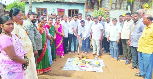 7 ಕೋಟಿ 32 ಲಕ್ಷ ರೂಗಳ ಕಾಮಗಾರಿಗೆ ಚಾಲನೆ