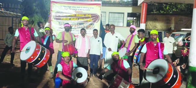 ಜಾನಪದ ಕಲೆಗಳು ಜನರ ಜೀವ ನಾಡಿ:  ಹಸಬಿ ಗೋಣೆಪ್ಪ