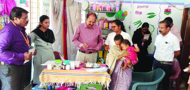 ಶಿಶುವಿಗೆ ಪೆಂಟಾವಲೆಂಟ್ ಲಸಿಕೆ ಹಾಕಿಸಿ: ಡಿಹೆಚ್‌ಓ ಡಾ.ಯಲ್ಲಾ ರಮೇಶ್ ಬಾಬು