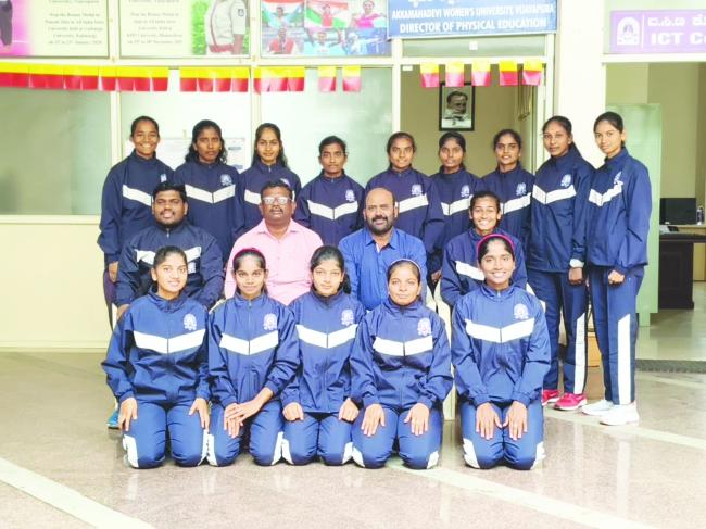 ದಕ್ಷಿಣ ಭಾರತ ಅಂತರ ವಿಶ್ವವಿದ್ಯಾಲಯದ ಕ್ರೀಡೆಗೆ ಆಯ್ಕೆ 
