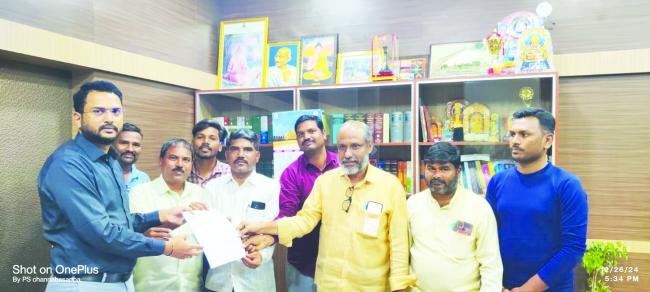 ಡಾ: ಬಾಬಾ ಸಾಹೇಬ್ ಅಂಬೇಡ್ಕರವರನ್ನು ಅವಮಾನಿಸಿದ ಗೃಹ ಮಂತ್ರಿ ಅಮಿತ್ ಶಾ ರಾಜೀನಾಮೆಗೆ ಒತ್ತಾಯಿಸಿ ರಾಷ್ಟ್ರಪತಿಗೆ ಮನವಿ