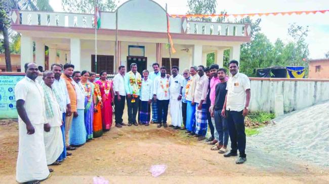 ಹೊಂಕಣ ಗ್ರಾ. ಪಂ. ನೂತನ ಅಧ್ಯಕ್ಷರಾಗಿ ಪರಶುರಾಮ ಅಂಬಿಗೇರ ಆಯ್ಕೆ 