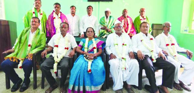  ತಾಲೂಕಾ ಕೃಷಿಕ ಸಮಾಜದ ಪದಾಧಿಕಾರಿಗಳ ಆಯ್ಕೆ: ಸನ್ಮಾನ