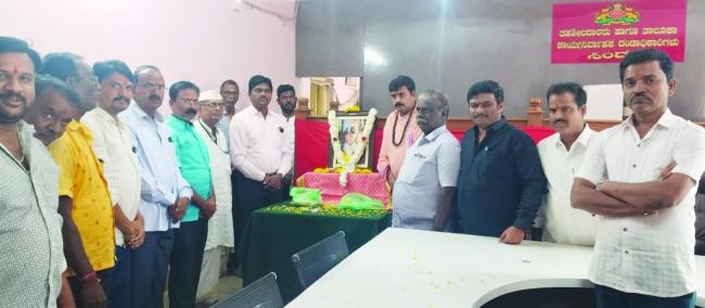 ಅಮರ ಶಿಲ್ಪಿ ಜಕಣಾಚಾರ್ಯರ ಜಯಂತಿ ಆಚರಣೆ 