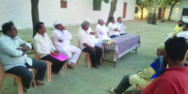 ಶ್ರೀ ಸಂಗಮೇಶ್ವರ ಜಾತ್ರಾ ಮಹೋತ್ಸವದ ಪೂರ್ವಭಾವಿ ಸಭೆಯಲ್ಲಿ ಕಲಹ 