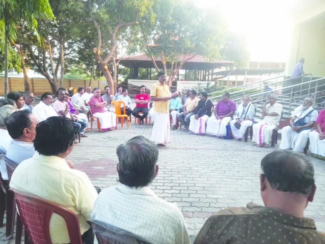 ಜ.19ರಂದು ಭಾರತೀತೀರ್ಥ ಸಭಾಭವನ ಉದ್ಘಾಟನೆಗೆ ಸಕಲ ಸಿದ್ಧತೆ- ಬಿ.ಕೆ.ಬಿ.ಎನ್‌.ಮೂರ್ತಿ