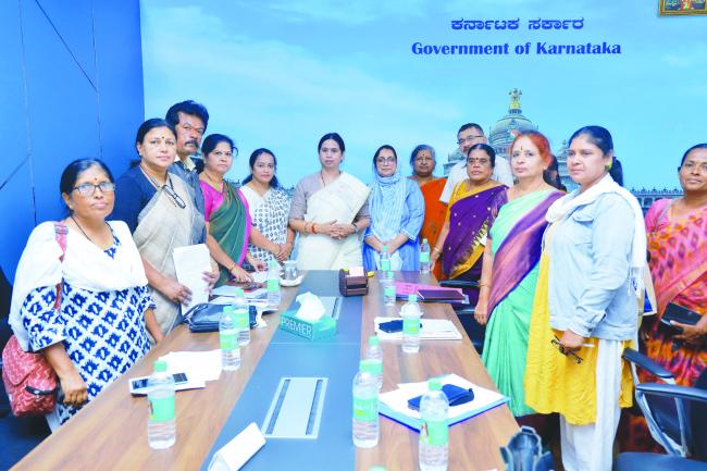 ಅಂಗನವಾಡಿ ಕಾರ್ಯಕರ್ತೆಯರ ಗೌರವಧನ ಹೆಚ್ಚಳಕ್ಕೆ ಕ್ರಮ: ಸಚಿವೆ ಲಕ್ಷ್ಮೀ ಹೆಬ್ಬಾಳಕರ್ ಭರವಸೆ 