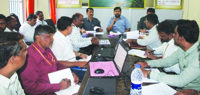 ಗ್ರಾಮ ಪಂಚಾಯತ್ ಯೋಜನೆಗಳ ರಿಷಿ ಆನಂದ ಪ್ರಗತಿ ಪರೀಶೀಲನೆ     