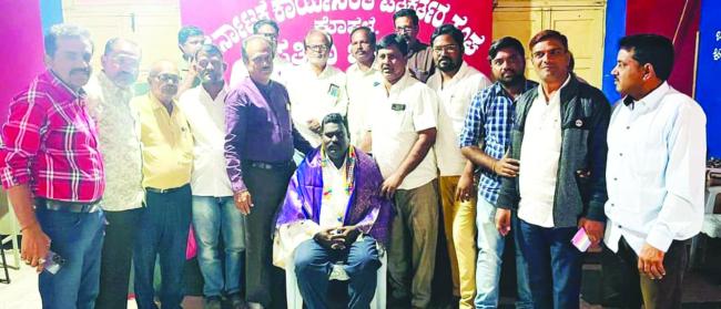 ಕಾರ್ಯನಿರತ ಪತ್ರಕರ್ತರ ಸಂಘಕ್ಕೆ ಕೊಪ್ಪಳ ಜಿಲ್ಲಾ ಅಧ್ಯಕ್ಷರಾಗಿ ಹನುಮಂತ ಹಳ್ಳಿಕೇರಿ ಆಯ್ಕೆ
