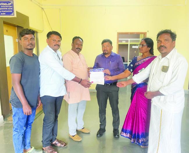 ದಲಿತ ಸಂಘರ್ಷ ಸಮಿತಿ ಅಮಿತ್ ಶಾ ಹೇಳಿಕೆಗೆ ಖಂಡನೆ