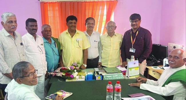 ಜಿಲ್ಲಾ ಕೃಷಿಕ ಸಮಾಜಕ್ಕೆ ಆಯ್ಕೆ