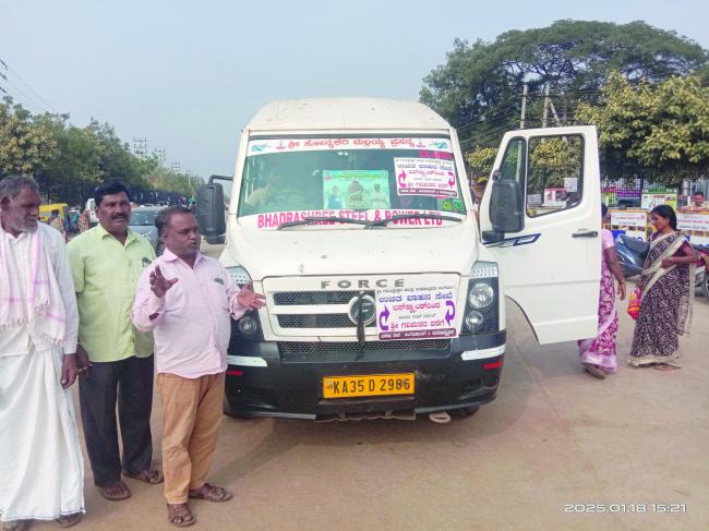 ಮಾರುತಿ ಗೊಂದಿಯವರಿಂದ ಗವಿಸಿದ್ದೇಶ್ವರ ಜಾತ್ರೆಗೆ ಉಚಿತ ಬಸ್ಸಿನ ಸೇವೆ 