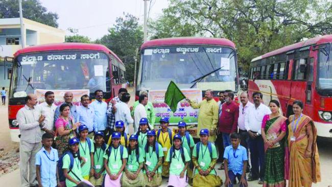 ಸಿರುಗುಪ್ಪ 150 ಶಾಲಾ ವಿದ್ಯಾರ್ಥಿಗಳ ಶೈಕ್ಷಣಿಕ ಪ್ರವಾಸ : ಶಾಸಕ ಬಿ ಎಂ ನಾಗರಾಜ