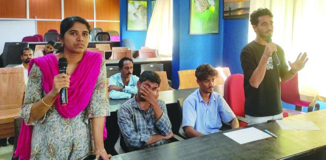 ಬಸ್ ವ್ಯವಸ್ಥೆ ಒದಗಿಸಿ : ಮಕ್ಕಳಿಂದ ಮಕ್ಕಳ ಹಕ್ಕುಗಳ ರಕ್ಷಣಾ ಆಯೋಗಕ್ಕೆ ದೂರು