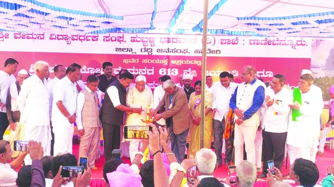 ಸಮಾಜ ಸುಧಾರಕ ವೇಮನರು ವಿಶ್ವ ಕಂಡ ಮಹಾ ಯೋಗಿ: ಎಚ್ ಕೆ ಪಾಟೀಲ 