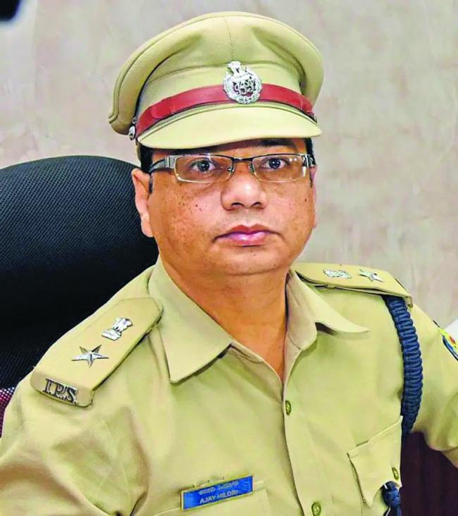 ಡಿಐಜಿ ಅಜಯ್ ಹಿಲೋರಿ ಅಸ್ವಸ್ಥ: ಆಸ್ಪತ್ರೆಗೆ ದಾಖಲು