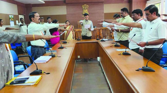 ರಾಷ್ಟ್ರೀಯ ಮತದಾರರ ದಿನಾಚರಣೆ: ಪ್ರತಿಜ್ಞಾ ವಿಧಿ ಸ್ವೀಕಾರ