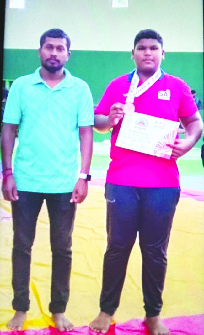 ರಾಹುಲ್ ಸಿದ್ದಮ್ಮನಹಳ್ಳಿ ಕುಸ್ತಿಯಲ್ಲಿ ತೃತೀಯ ಸ್ಥಾನ